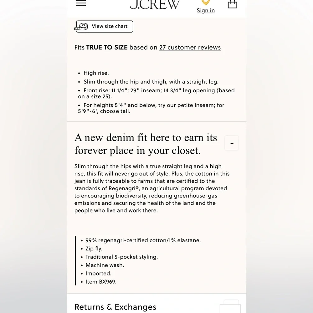 J.crew Classic Straight Jean in Bronson Wash - Picture 3 of 4